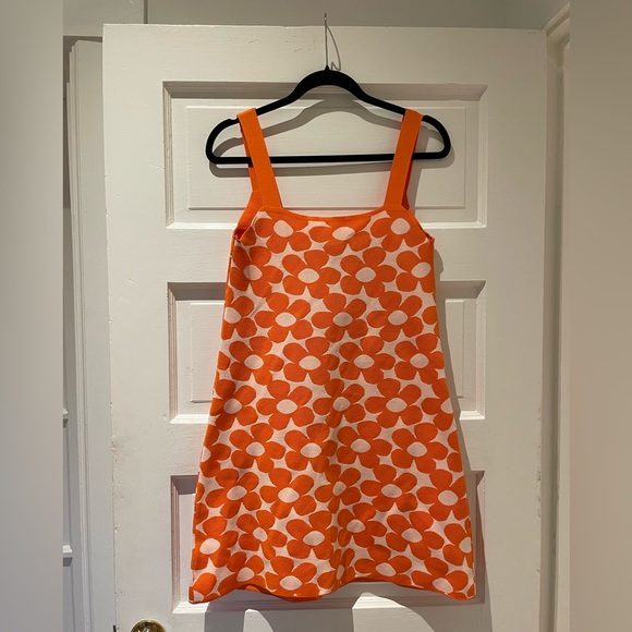 Zara Dresses & Skirts - NWT Mod floral orange minidress